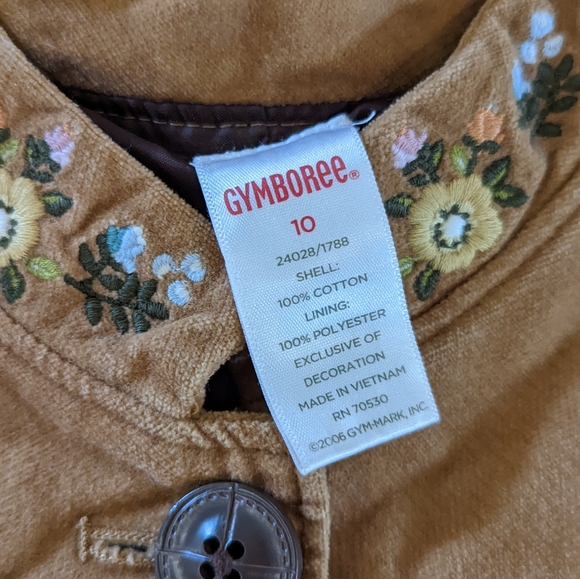 Gymboree Equestrian Club Jacket, Tan, Size 10 - Picture 3 of 4